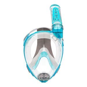 Cressi Baron Junior Dry Full Face Snorkel Mask Blue Size XS Age 7 To 12 NEW NIB